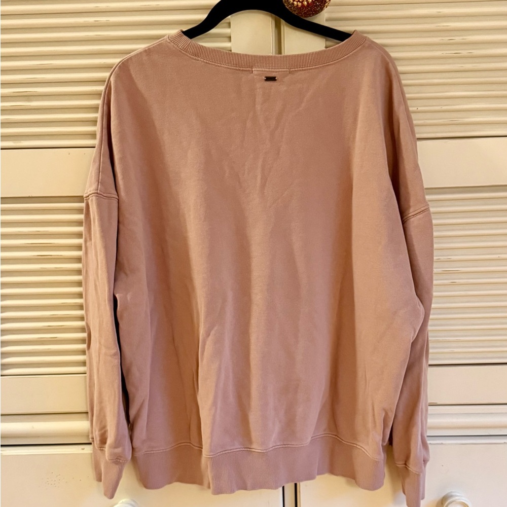 O'Neill Pink Graphic loose Fit Sweatshirt, Size Medium - Picture 2 of 4